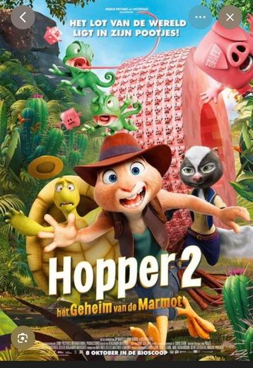 2 tickets (codes) voor de film Hopper 2 beschikbaar voor biedingen