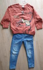 Trui en jeans voor meisjes 98-104 cm, 3-4 jaar, Kinderen en Baby's, Kinderkleding | Maat 98, Ophalen of Verzenden, Meisje