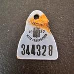 Fiets kentekenplaat 1937 West-Vlaanderen, Antiek en Kunst, Antiek | Overige Antiek, Ophalen
