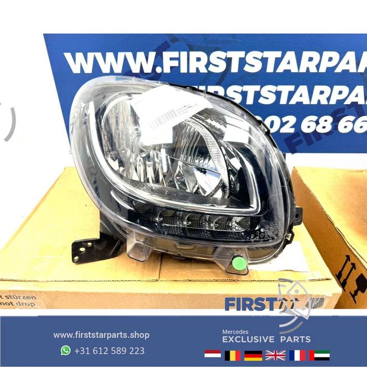 SMART KOPLAMP RECHTS A4538200839 Smart ForTwo 2014-  HEADLIG, Auto-onderdelen, Verlichting, Smart, Gebruikt, Ophalen of Verzenden