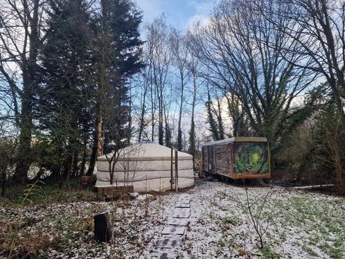 6 meter yurt + tiny house op wielen te koop, Caravans en Kamperen, Mobilhomes, Particulier, Ophalen