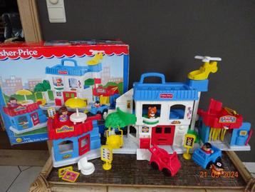 Fisher Price M9819-0 -Mijn grote stad-Winkelstraat*VOLLEDIG* beschikbaar voor biedingen