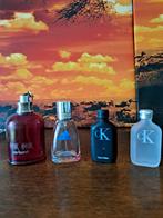 2 flacons vides parfum + 2 miniatures, Utilisé, Enlèvement ou Envoi
