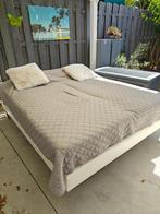 bed, Ophalen, Gebruikt, Beige, Tweepersoons