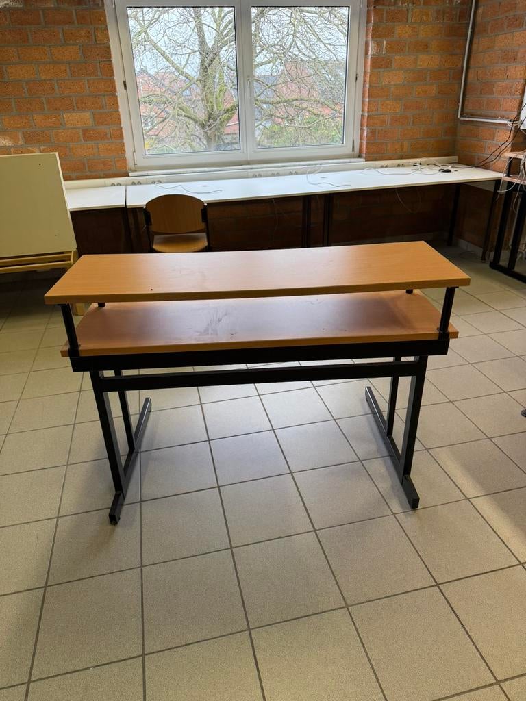 Table - bureau - table PC 9 PIÈCES, Maison & Meubles, Bureaux, Comme neuf, Enlèvement ou Envoi