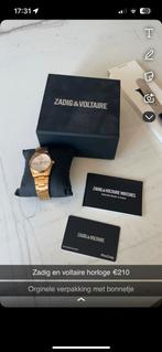 Zadig en voltaire horloge, Handtassen en Accessoires, Horloges | Dames, Ophalen, Gebruikt, Goud, Polshorloge
