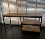 Bureau smeedijzer/hout, Huis en Inrichting, Ophalen, Gebruikt, Bureau