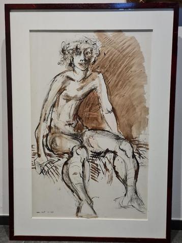 Inkttekening van "van Ost" beschikbaar voor biedingen