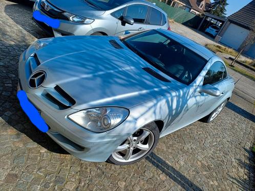 SLK 200 kompressor coupe cabrio 2004, Auto's, Mercedes-Benz, Particulier, SLK, Benzine, Cabriolet, 2 deurs, Blauw, Zwart, Leder