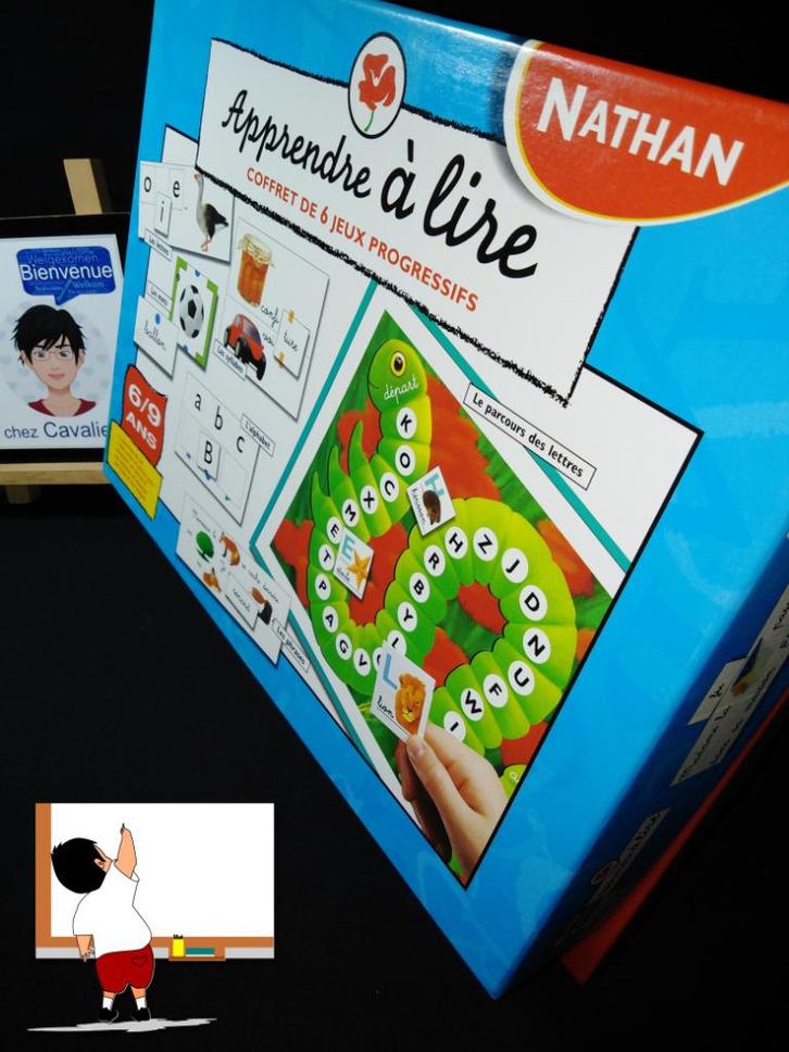 Apprendre à lire - Coffret de 6 jeux progressifs - Nathan 19, Enfants & Bébés, Jouets | Éducatifs & Créatifs, Comme neuf, Langue et Lecture