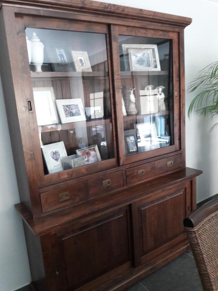 Stijlvolle vitrinekast, Huis en Inrichting, Kasten | Vitrinekasten, Gebruikt, Ophalen