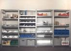 Metalen plank + modulaire container (gegalvaniseerde rekken), Zakelijke goederen, Kantoor en Winkelinrichting | Magazijn, Stelling en Opslag