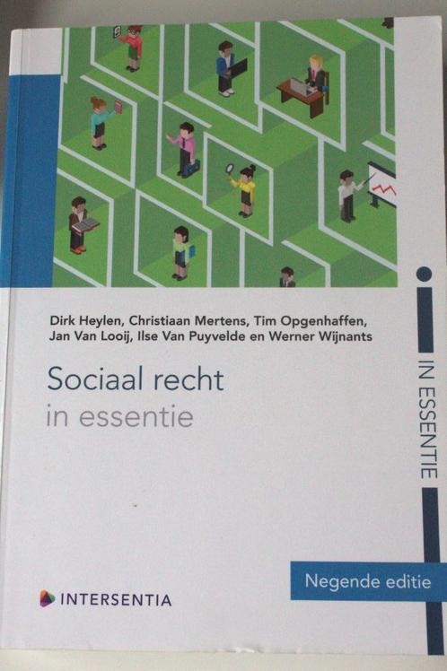 "Sociaal recht in essentie" (Dirk Heylen, ...), Boeken, Studieboeken en Cursussen, Gelezen, Hogeschool, Ophalen of Verzenden