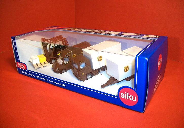 Set Véhicules de Transport UPS - siku 6324, Hobby & Loisirs créatifs, Trains miniatures | HO, Neuf, Autres types, Autres marques