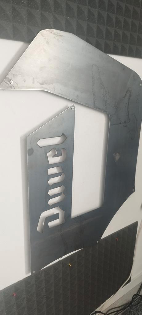 Duvel logo in staal, Verzamelen, Biermerken, Duvel, Ophalen of Verzenden