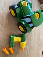 John deere tractor met schroefmachine, Ophalen, Zo goed als nieuw