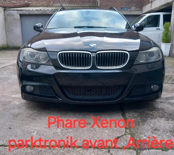 BMW 325D 2009 Automat  NAV Tél sièges Cuir PANORAMA PDC, Autos, BMW, Particulier, Série 3, ABS, Air conditionné, Alarme, Bluetooth