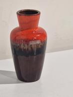 Scheur fat lava vaas , hoogte 18cm , mooie heldere kleur, Antiquités & Art, Antiquités | Vases, Enlèvement ou Envoi