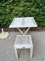 Tuintafel vierkant in teak perfecte staat, Ophalen, Zo goed als nieuw, Vierkant, Teakhout