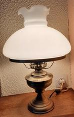 Lampe avec pied en étain H46cm diamètre environ 30cm, Enlèvement