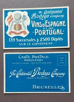 Oude postkaartenThe Continental Bodega Company Bruxelles, Verzamelen, Ophalen of Verzenden