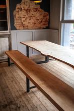 Tafel uit Boomstam, Huis en Inrichting, Tafels | Eettafels, Ophalen, Gebruikt, Eikenhout, 200 cm of meer