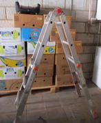 Echelle pliante robuste alu FLEXILEG, Enlèvement, Utilisé, Échelle, Pliable ou rétractable/escamotable