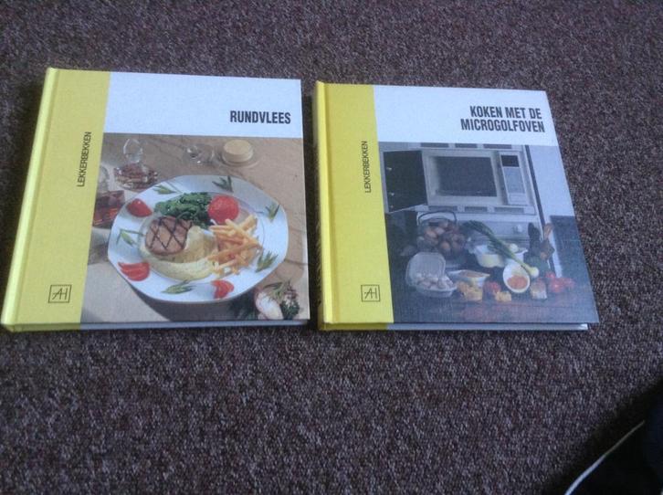 TWEE KOOKBOEKEN één met rundsvlees en één met, Boeken, Kookboeken, Zo goed als nieuw, Voorgerechten en Soepen, Hoofdgerechten