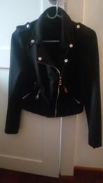 une veste noire en suédine / printemps été/pour la fille 14a, Fille, Enlèvement ou Envoi