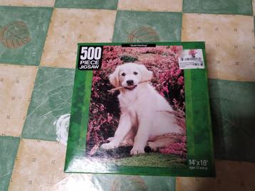 puzzel dieren "hond" splinternieuwe doos met 500 stuks  disponible aux enchères