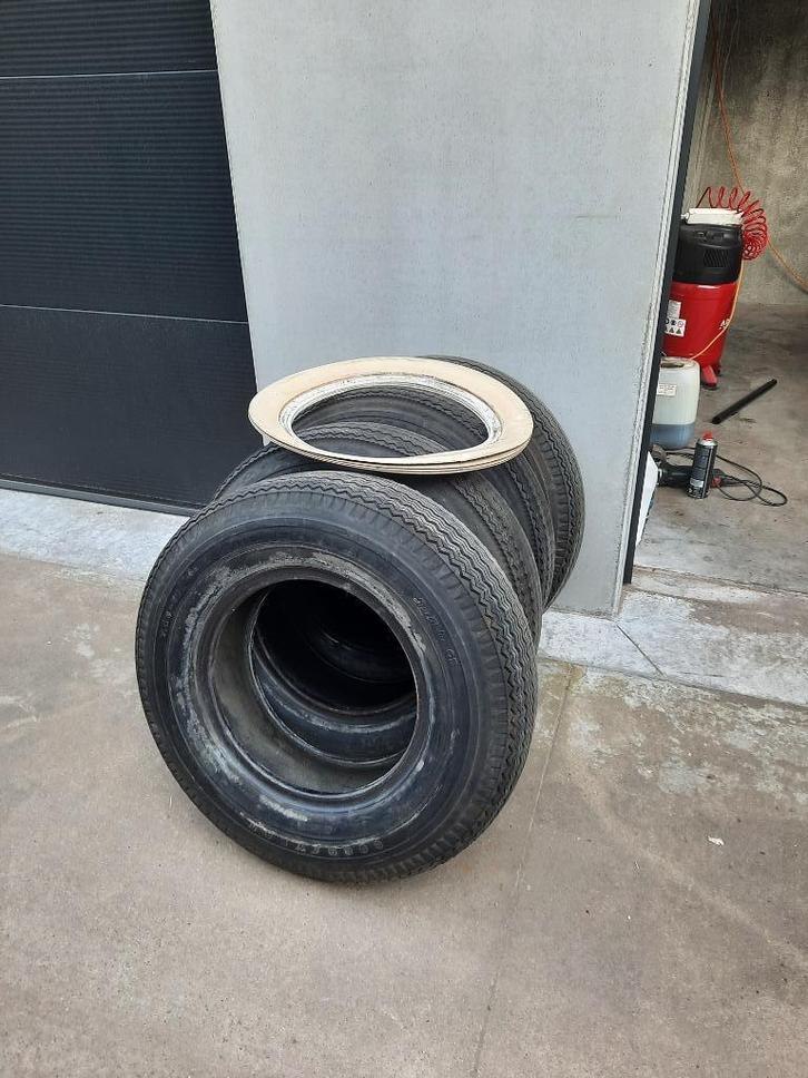 Oldtimerbanden 7.60-15, Auto's, Oldtimers, Particulier, Ophalen