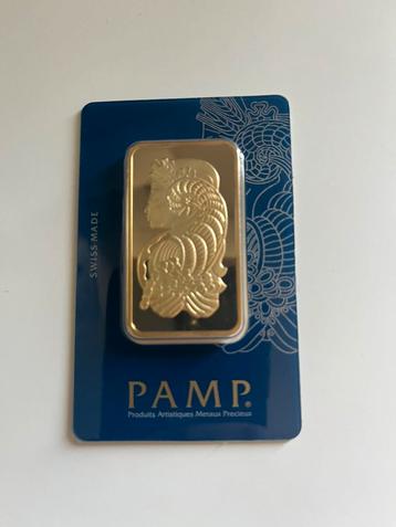 Lingot 50 gr or 24k Pamp suisse sous blister avec facture  beschikbaar voor biedingen