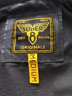 Superdry veste en cuir Noir D Beckham, Kleding | Heren, Ophalen of Verzenden, Zwart