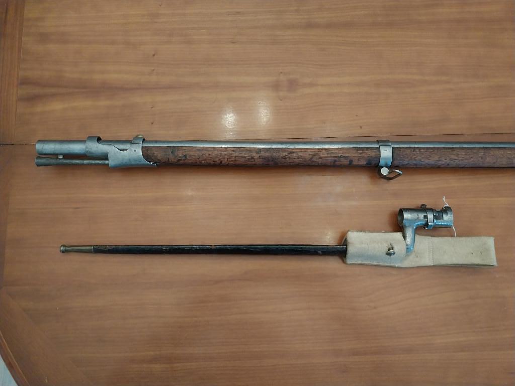 Baïonnette à douille Modèle 1847 France, Collections, Enlèvement ou Envoi, Armée de terre, Couteau ou Poignard