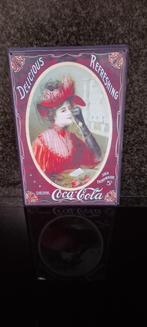 Metalen reclame bord Coca cola, Ophalen
