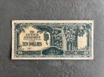 Bezetting van Maleisië van 10 dollar door Japan, Postzegels en Munten, Ophalen of Verzenden, Zuidoost-Azië, Los biljet