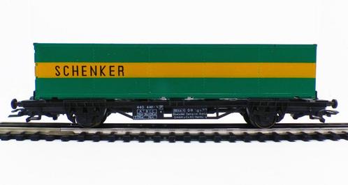 Faller 444 Wagon porte-conteneur Schenker long, Hobby & Loisirs créatifs, Trains miniatures | HO, Utilisé, Wagon, Roco, Analogique