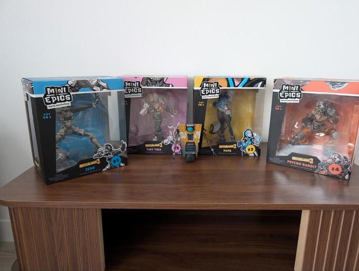 Borderlands 3 mini epics (full set)& neca claptrap figuur, Collections, Jouets miniatures