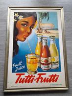 Reclamebord dickbronnen tutt-frutti, Verzamelen, Ophalen of Verzenden, Reclamebord