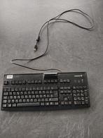 Cherry toetsenbord met ed-id kaartlezer - Azerty, Computers en Software, Toetsenborden, Ophalen, Gebruikt, Cherry