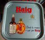 HAIG SCOTCH WHISKY  DIENPLATEAU - METAAL -, Ophalen of Verzenden