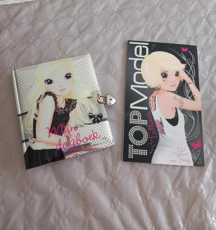 Nieuw Topmodel dagboek en Topmodel tattoo blok, Hobby en Vrije tijd, Tekenen, Nieuw, Ophalen of Verzenden