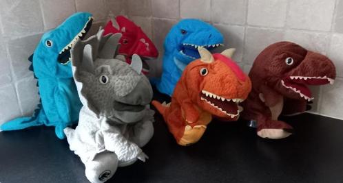 Handpop Jurrasic World 6 stuks , Kinderen en Baby's, Speelgoed | Poppen, Zo goed als nieuw, Ophalen of Verzenden
