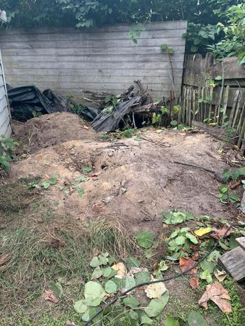 Gratis grond, 1,5 m3, wordt in uw kar met kruiwagen gereden, Enlèvement, Terre pour jardin