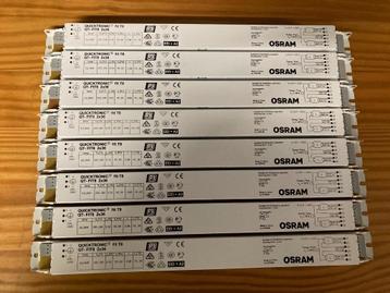 11 elektronische ballasten Quicktronic fit T8 van OSRAM beschikbaar voor biedingen