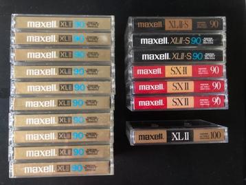 17 cassettes Maxell XLII 90 et XLII-S