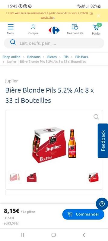 JUPILER 16 X 33 CL...SURPLUS ANNIVERSAIRE  !