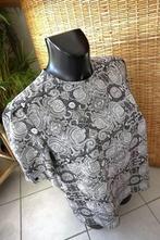 zwart wit kunstvol blouse T-shirt, Hardob, Wit, Maat 42/44 (L), Ophalen of Verzenden
