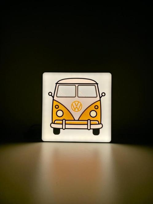 Volkswagenbusje T1 • Retro Lightbox • VW Bus Nachtlampje, Huis en Inrichting, Lampen | Losse lampen, Nieuw, Led-lamp, Minder dan 30 watt