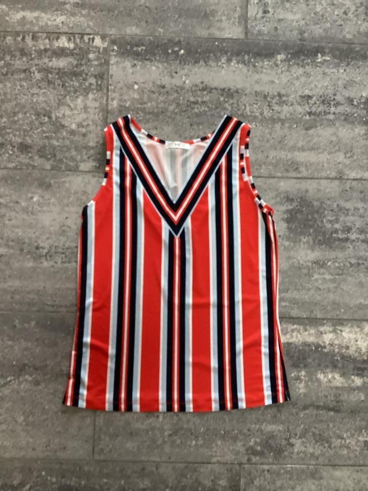 Top PTC S/M, Kleding | Dames, Topjes, Zo goed als nieuw, Maat 38/40 (M), Rood, Zonder mouw, Ophalen of Verzenden